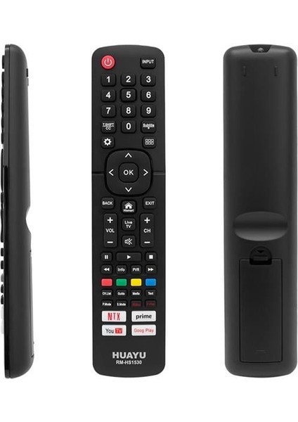 Hısense RM-HS1530 Netflıx- Youtube- Prıme Vıdeo- Google Play Tuşlu Unıversal Lcd-Led Tv Kumanda