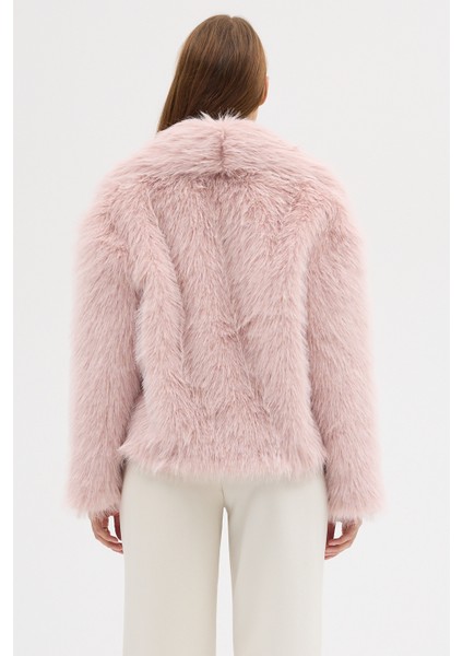 Kadın Premium Yakalı Suni Kürk