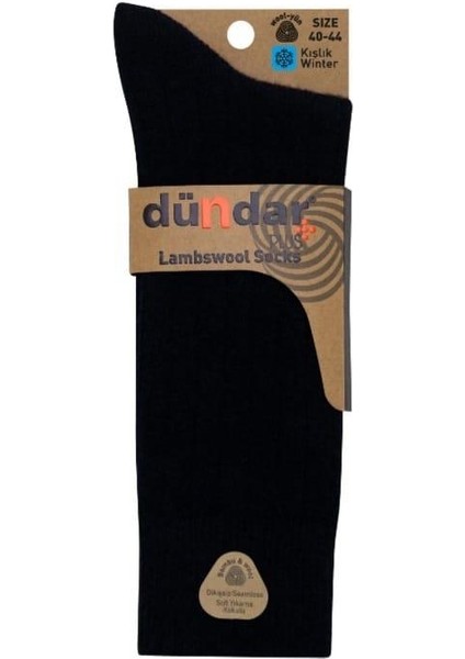 Plus 5923 Erkek Bambu Wool Yün Çorap 12 Adet