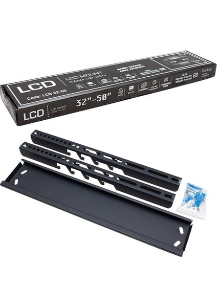 32'' - 50'' Sabit LCD Duvar Askı Aparatı modelleri