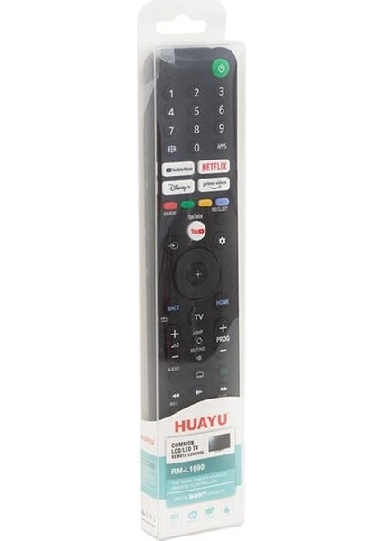 Sony Netflix-Youtube-Prime Video-Disney+ Tuşlu LCD LED Tv Kumanda RM-L1690 fiyatları
