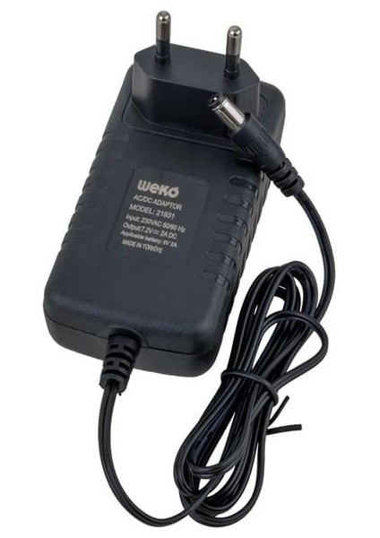 7.2 Volt - 2 Amper 5.5 x 2.5 Uçlu Ledli Yerli Üretim Akü Şarj Cihazı (OUT:6V-2A) modelleri