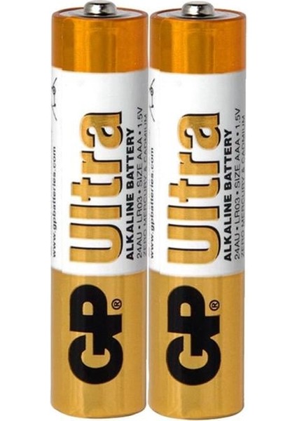 24AU-2U2 Alkalin Ince Aaa Kalem Pil 2'li modelleri