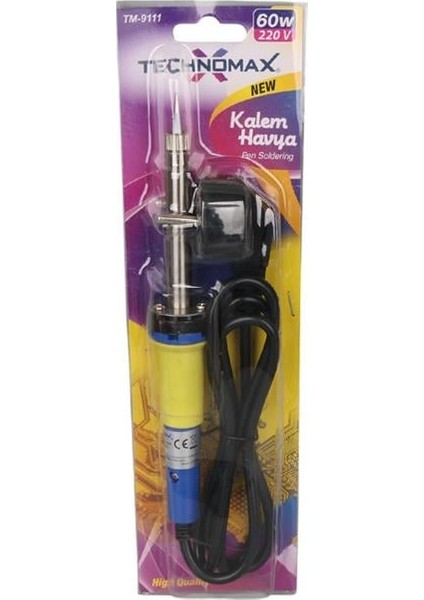 TM-9111 60 Watt Kalem Havya Lehim Makinesi AC220V 120CM Kablolu fırsatları