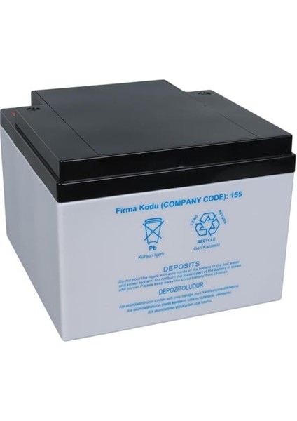 YH-122.6 12 Volt 26 Amper Akü (165X176X125 Mm) modelleri