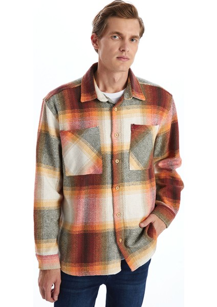 Yeni Sezon Regular Fit Uzun Kollu Ekose Erkek Oduncu Gömlek