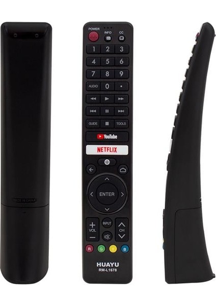RM-L1678 Sharp Netflix-Youtube Tuşlu Lcd-Led Tv Kumanda