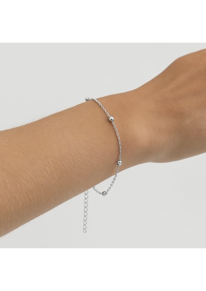 Toplu Forse Zincirli Paslanmaz Çelik Bayan Kolye ve Bileklik Set ECK59S