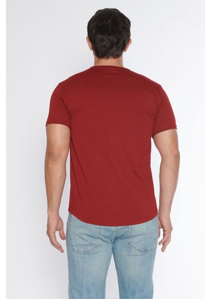 Erkek Geniş Yaka %100 Pamuk Salaş T-Shirt fırsatları