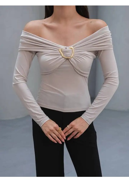 Tokalı Madonna Yaka Bluz fiyatları