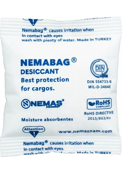 Nem Alıcı , Rutubet , Küf ve Koku önleyici Paket 100GR (50 Adet)
