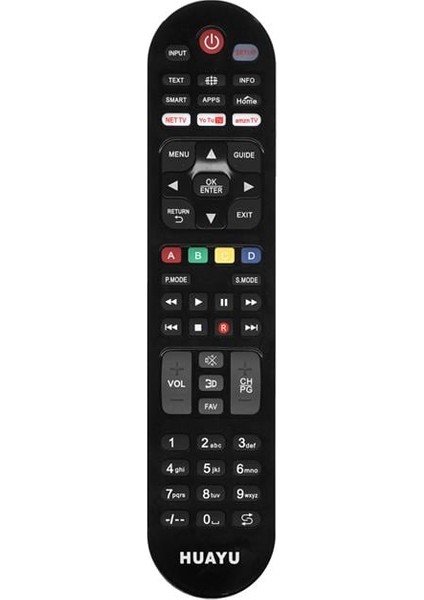 URC1517 Netflix-Youtube-Amazon Tuşlu LCD LED Tv Universal Kumanda