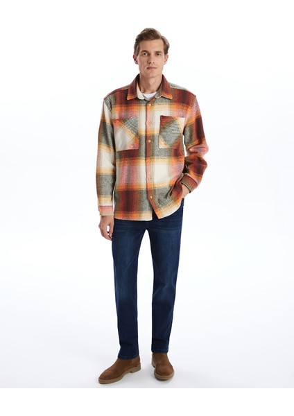 Yeni Sezon Regular Fit Uzun Kollu Ekose Erkek Oduncu Gömlek fiyatları