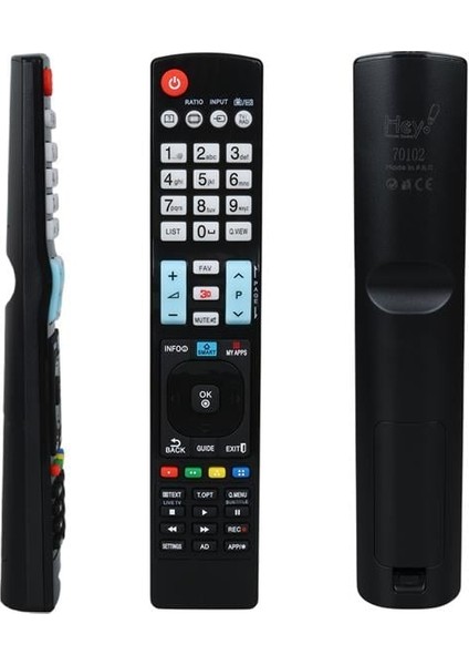 RM-L999 3D Küçük Kalıp Lg Smart Tuşlu Üniversal LCD LED Tv Kumanda