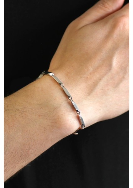 2 Adet Paslanmaz Çelik Spor Model Bileklik Sevgili Arkadaş Çift Bilekliği ECK05C