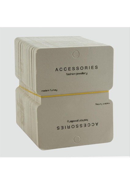 Sepetim Gri Renkli Lüks Kolye Kartı-Gri fiyatları