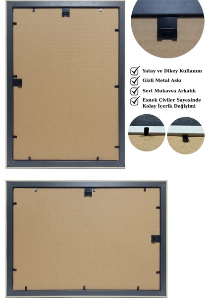 5 Adet A4 Çerçeve Korumalı Kırılmaz Pleksi Camlı Belge Diploma Resim Fotoğraf Asılabilir 21 x 29.7 cm fırsatları