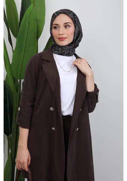 Elvin Pantolonlu Takım Acı Kahve indirimleri