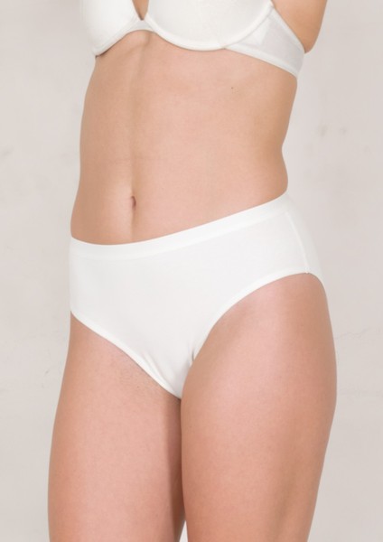 Kadın Beyaz Basıc Slip Külot 245-3B