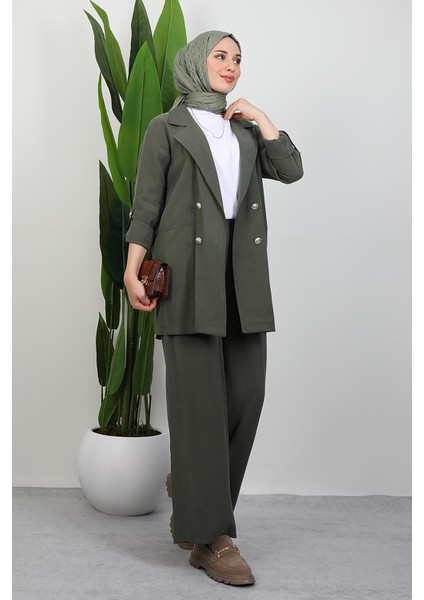 Elvin Pantolonlu Takım Haki