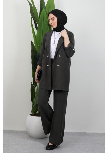 Elvin Pantolonlu Takım Füme fırsatları