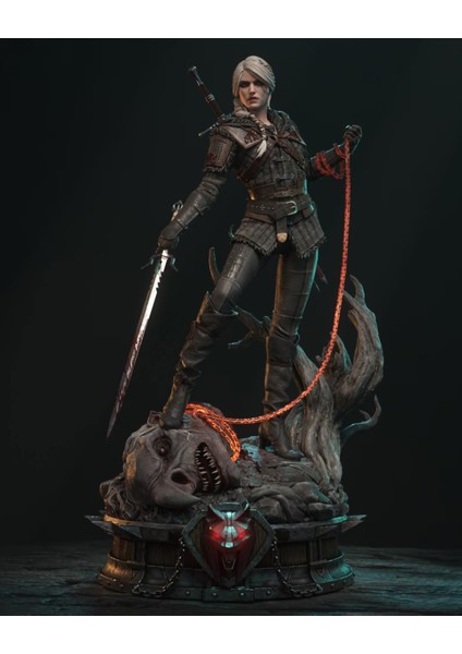 The Witcher Ciri 3D Figür Witcher 3 Ciri