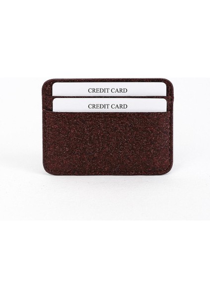 Çift Taraflı 5 Bölmeli Işıltılı Simli Kadın Kartlık (Kutulu Gönderim) fiyatları