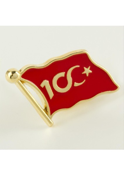 Sepetim Cumhuriyetin 100. Yılına Özel Yaka Rozet-Sarı modelleri
