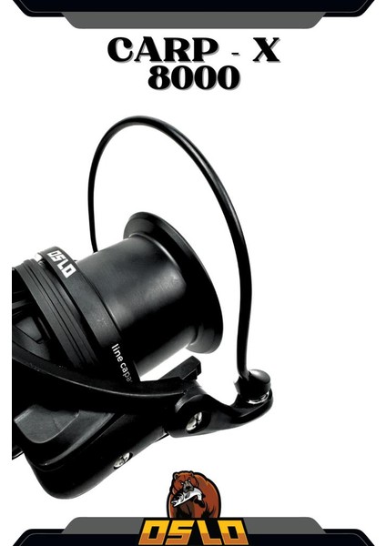 Carp-X 8000 Baitrunner 420CM 100-200GR Oslo Camarro Surf Profesyonel Sazan Kıyı Olta Takımı Seti fırsatları