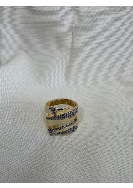 Sarmal Zirkon Taşlı Yüzük fırsatları