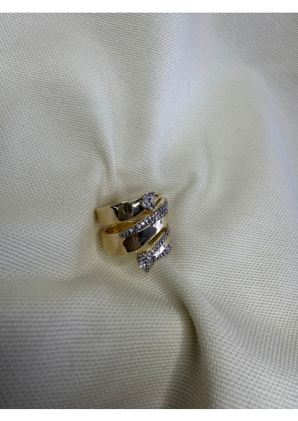 Sarmal Zirkon Taşlı Yüzük indirimleri