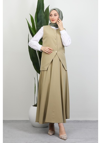 Meyra Yelek Etekli Takım Soft Yeşil fiyatları