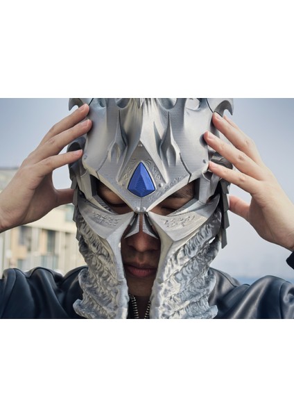 Lich King Miğferi Gerçek Boyut Lich King Helmet