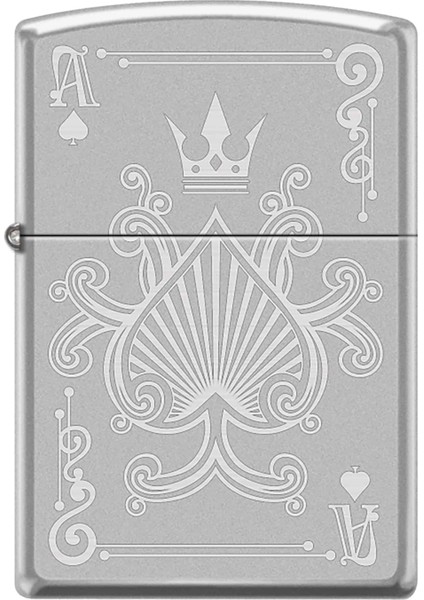 Ornate Ace Of Spades Design Çakmak - 205-122370