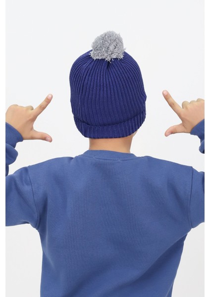 Minima Bebek Ponponlu Mavi Örgü Bere – Yumuşak, Sıcak Tutucu Kışlık fırsatları