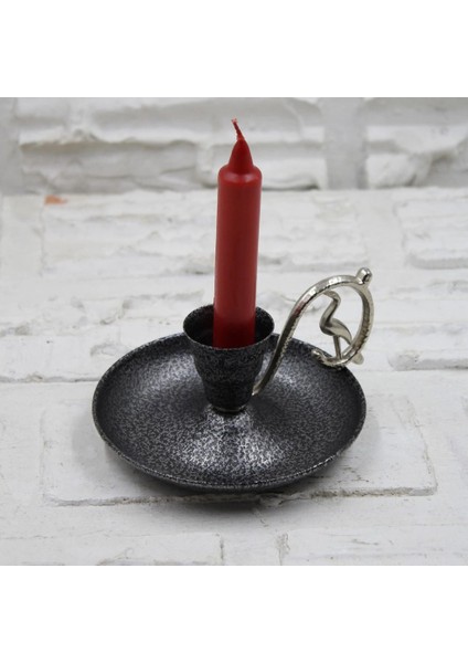 Gri Rustik Metal Şamdan, Dekorasyonun Zarif Dokunuşu modelleri