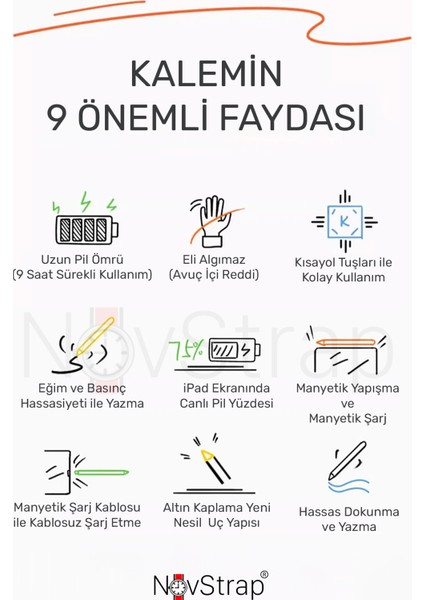 Apple iPad Pro 11 (M4/m5) ile Uyumlu Dokunmatik Tablet Kalemi Avuç Içi Reddi Pencil C10A Manyetik Şarjlı Kısayol Tuşlu Bluetooth Stylus indirimleri