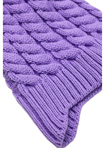 Minima Bebek Ponponlu Mor Örgü Bere – Kulak Kapatmalı, Yumuşak ve Sıcak Tutucu Kışlık fırsatları