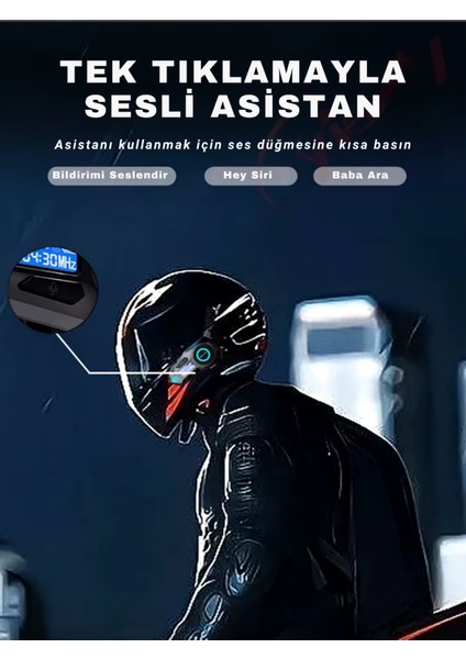K09 Intercom Bluetooth Motosiklet Kask Kulaklığı Intercom Kulaklık