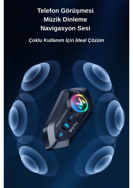 Y12 Pro Intercom Bluetooth Motosiklet Kask Kulaklığı Intercom Kulaklık modelleri