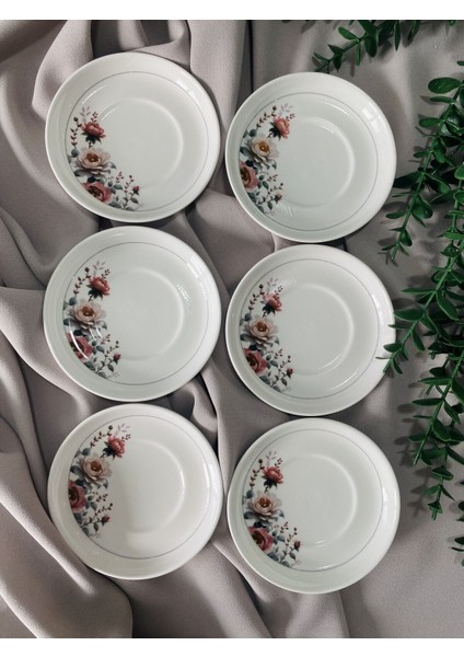 Hasbahçe Model 6 Adet Çay Tabağı