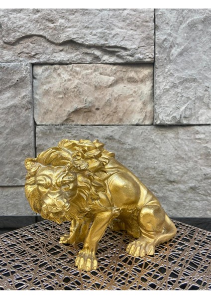 Dekoratif Polyester Kükreyen Aslan Biblo Gold modelleri