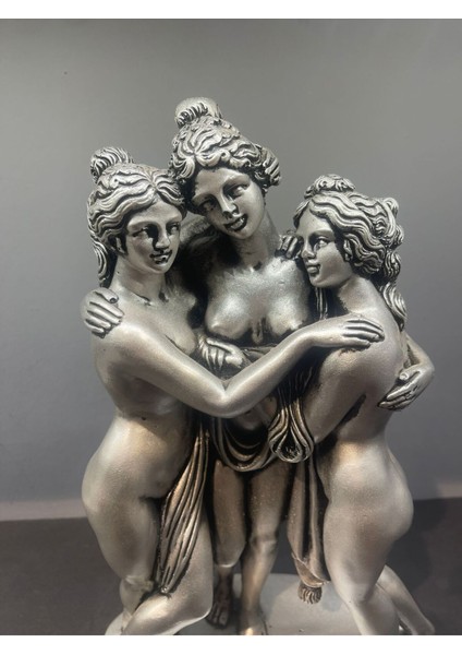 Dekoratif Polyester Antik Yunan Melekleri Gümüş Eskitme indirimleri