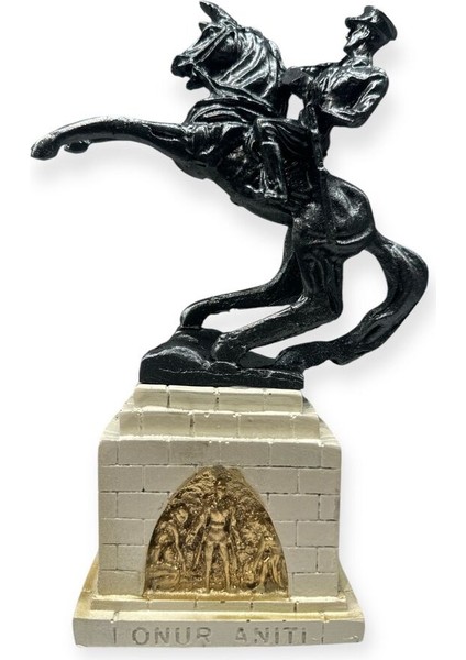 Dekoratif Polyester Atatürk Onur Anıtı Heykeli Siyah Krem fiyatları