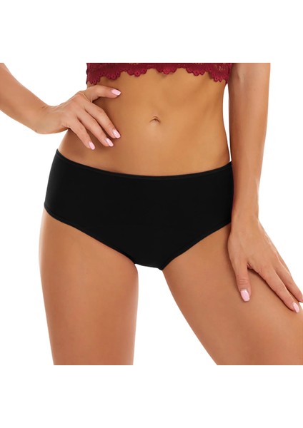 Kadın Siyah Maxi Bato Külot 3'lü Paket 246-3S