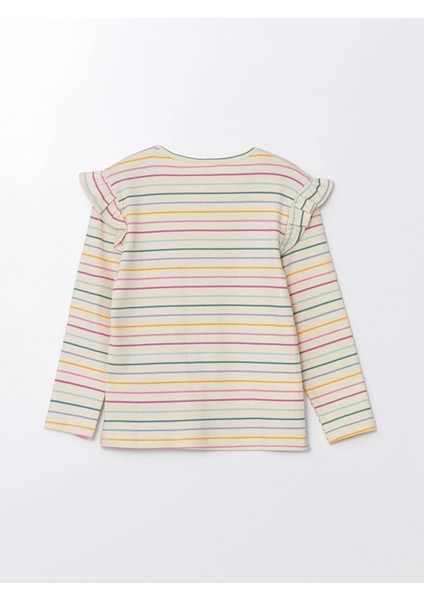 Lcw Kids Karışık Bisiklet Yaka Uzun Kollu Çizgili Kız Çocuk Tişört fiyatları