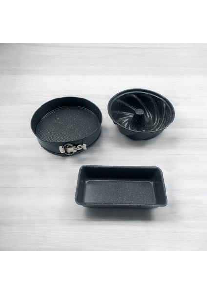 Mastercake 3 Lü Kek Kalıbı Seti Gri modelleri