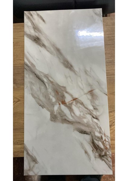 Shiny Royal Marble Mermer Desenli 60X30CM Yapışkanlı Mutfak Banyo Kaplama Duvar Paneli Kağıdı CF-004 indirimleri
