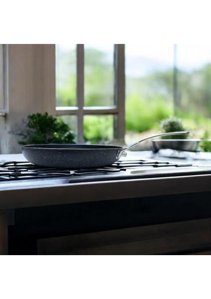 Tuna House Granit Kapaksız Tava 26 cm Siyah fırsatları
