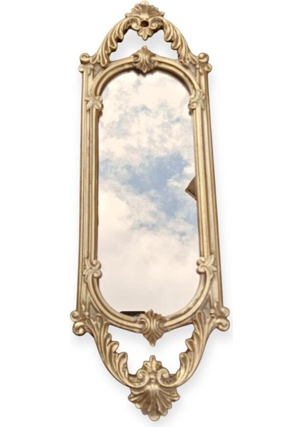 Dekoratif Polyester Tekli Niş Ayna Gold Sade fiyatları